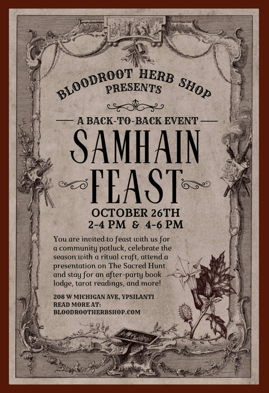 Samhain Community Potluck & Book Lodge | Oct 26th