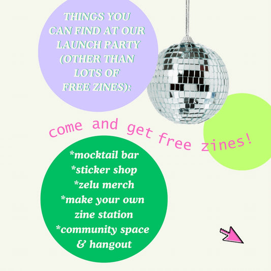 Zelu Distro Zine Launch Party | August 10th