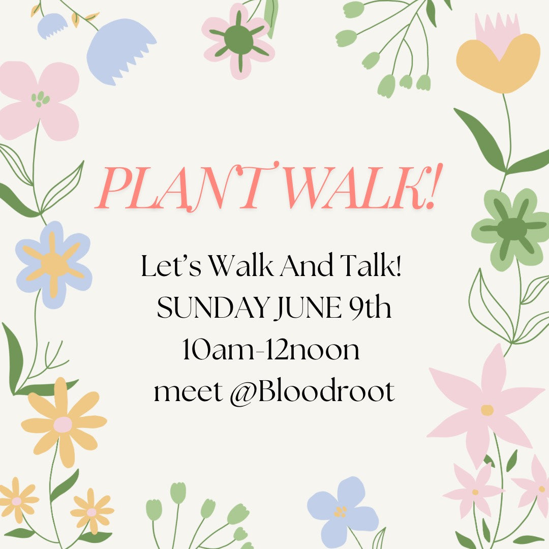 Plant Walk and Talk June 9th