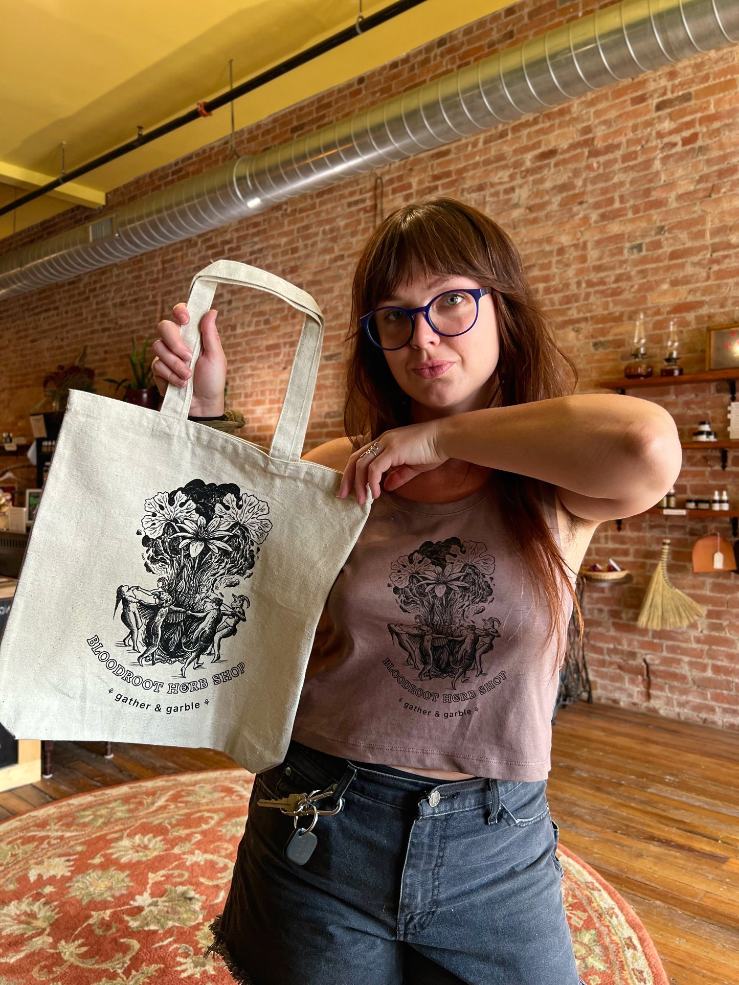 Bloodroot Herb Shop Crop Top SALE!