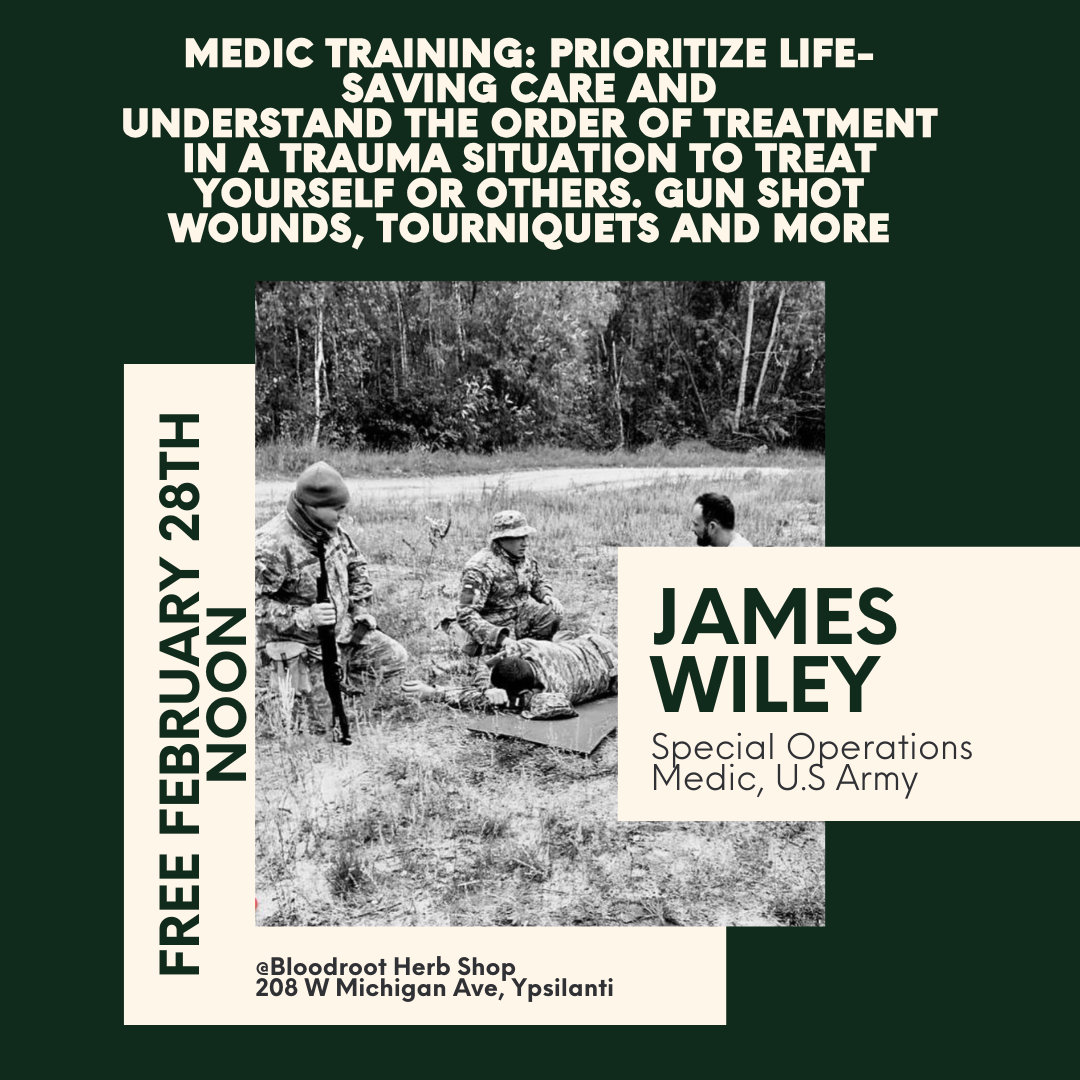 Medic Training: Free Wound And Trauma Training | Feb 28th