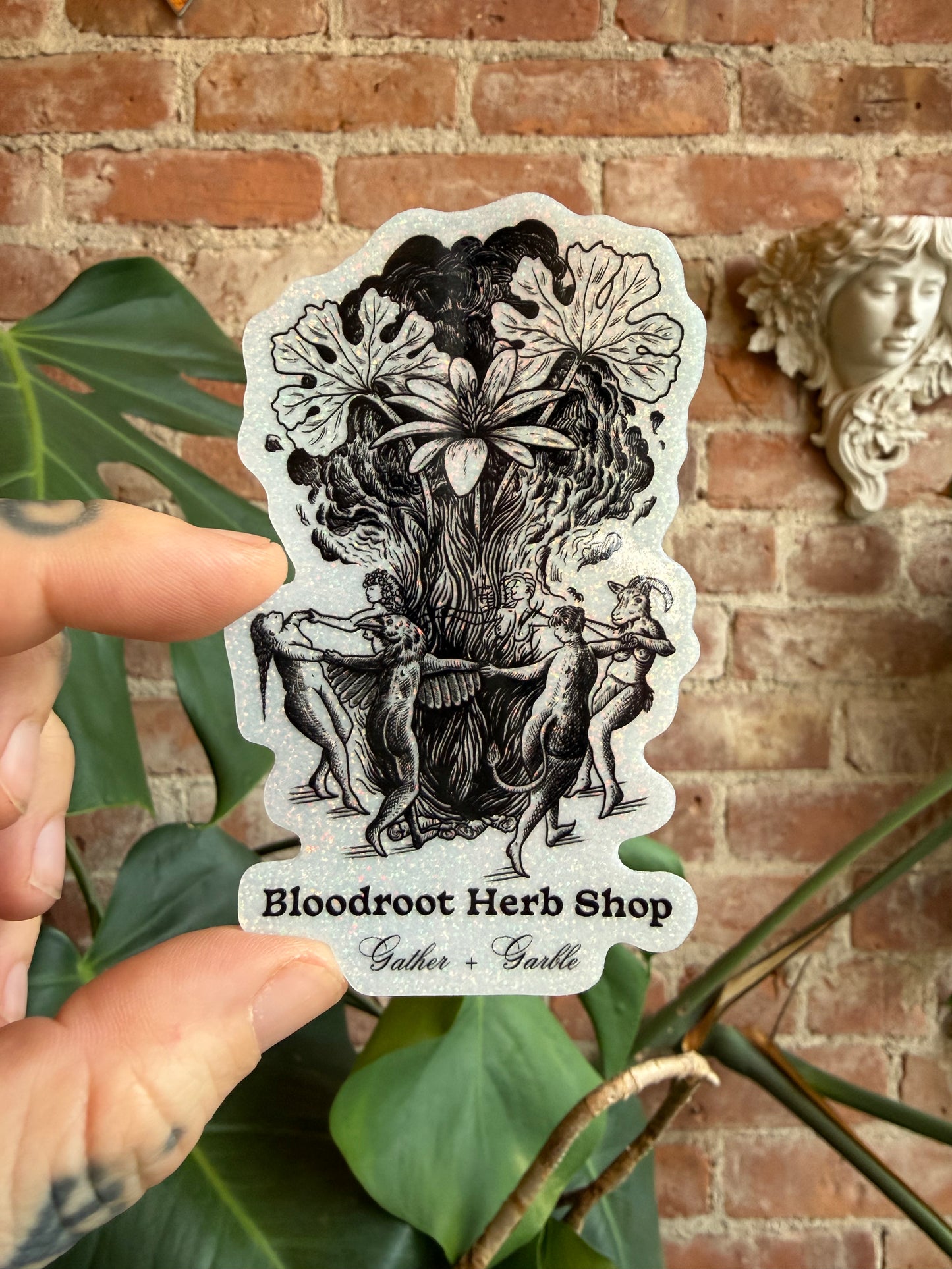 Bloodroot Herb Shop Sticker