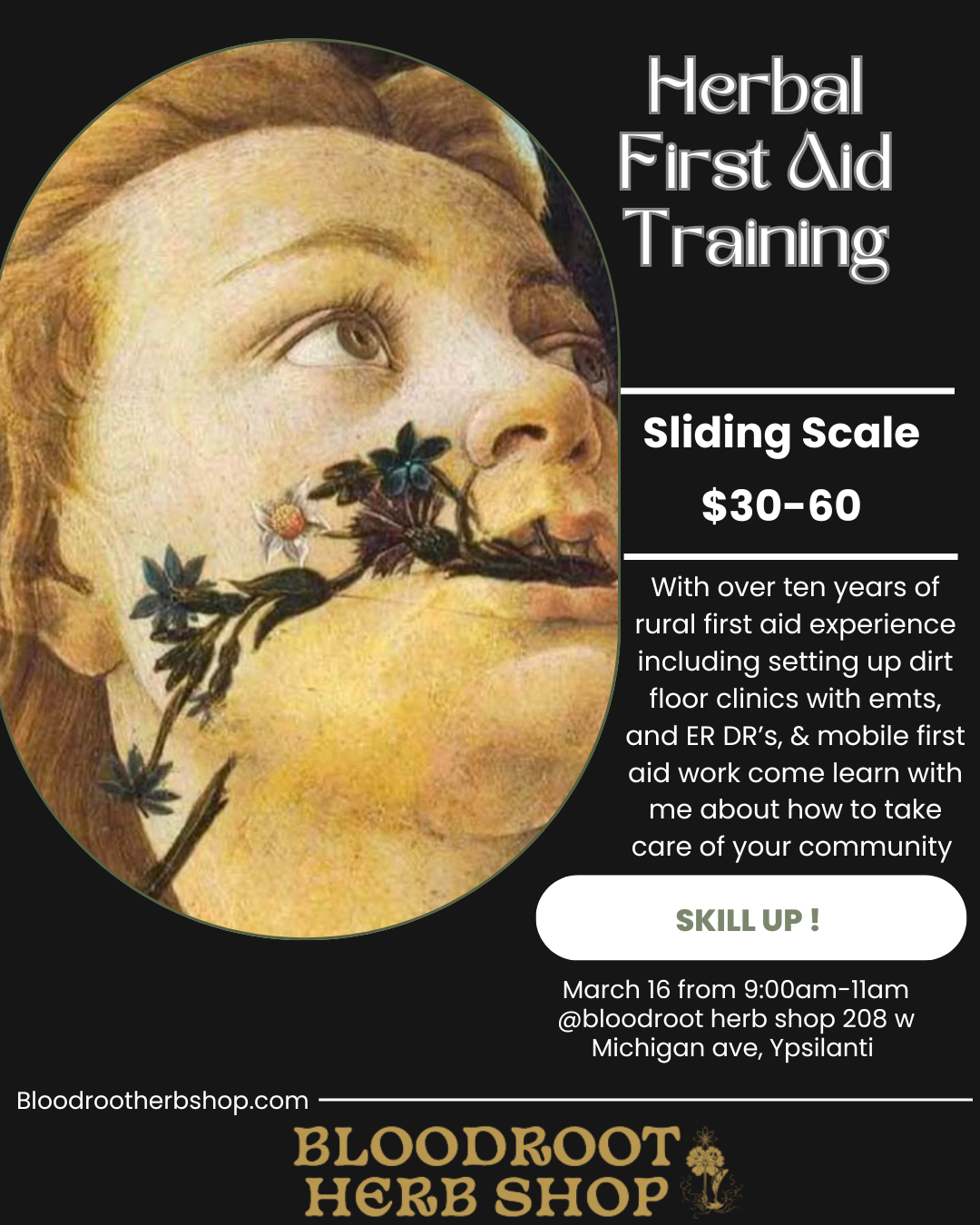 Community Herbal First Aid: Resilient Care for All March 16th 9am-11am