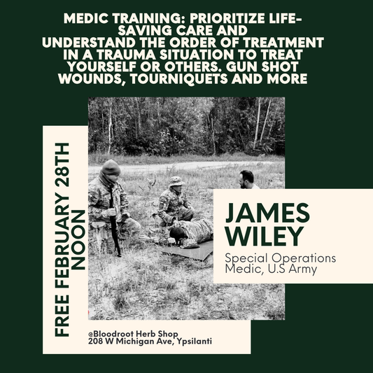 Medic Training: Trauma Wound Care | FREE February 28th @ noon