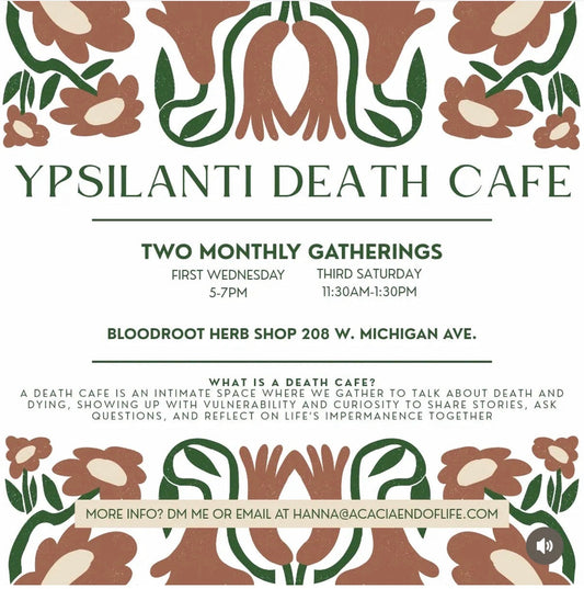 Every Month Join Us for the Death Cafe