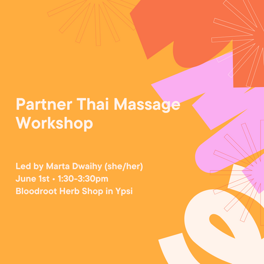 Partnered Thai Massage Workshop | June 1st