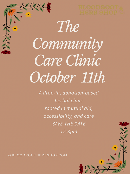 Community Care Clinic October 11th 12-3pm