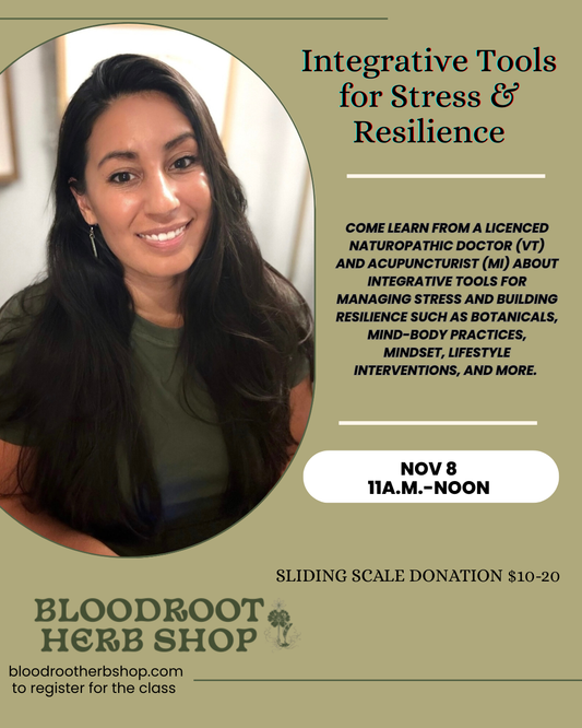 Integrative Tools for Stress & Resilience Nov 8, 2025 11a.m.-noon