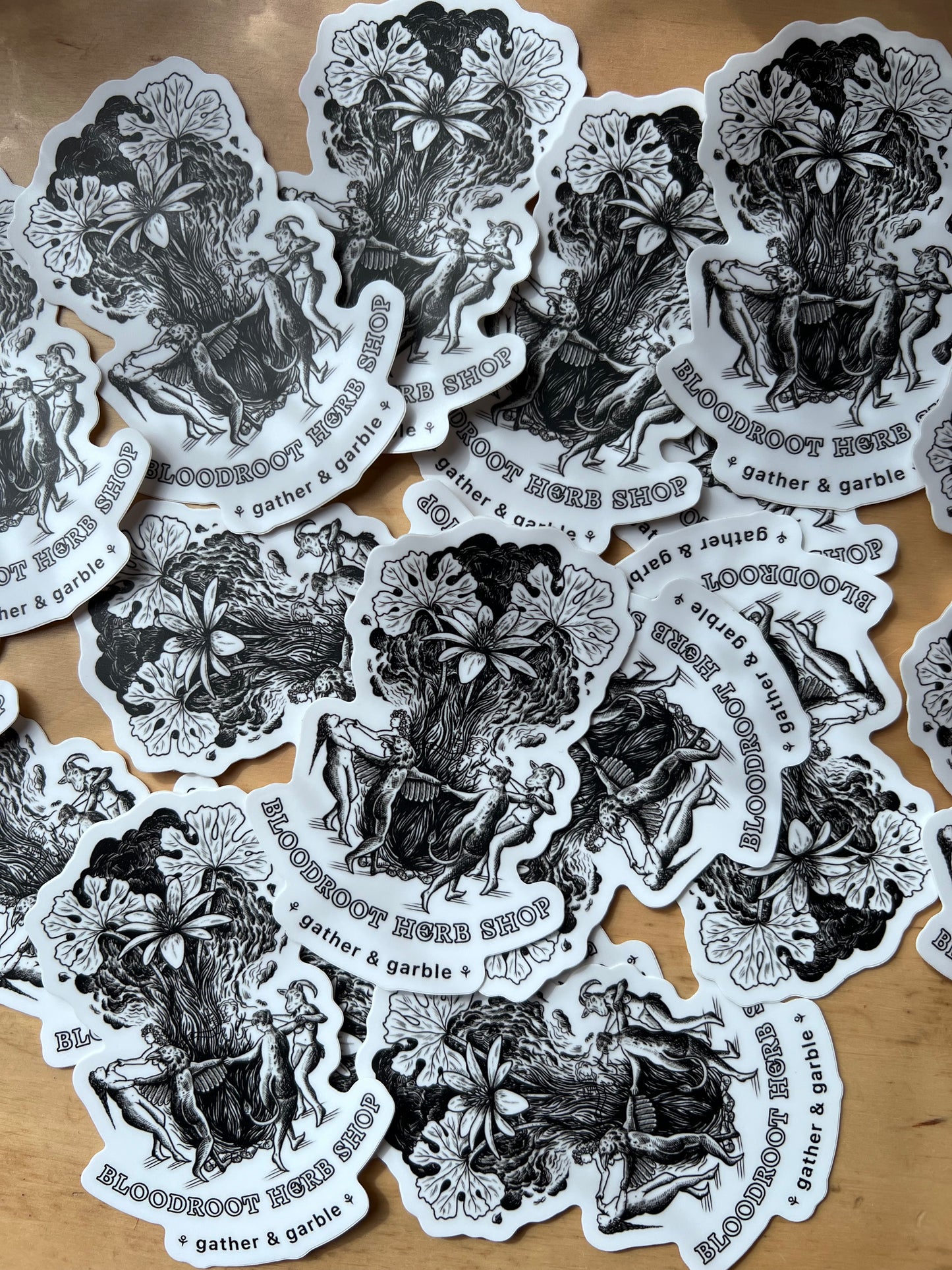 Bloodroot Herb Shop Sticker