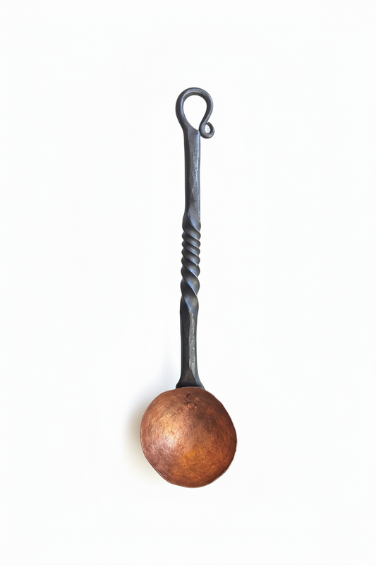 Locally forged coffee/tea scoop