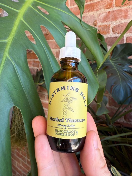 Histamine Help |  Herbal Tincture for Seasonal Allergies, Histamine Intolerance & Mast Cell Support