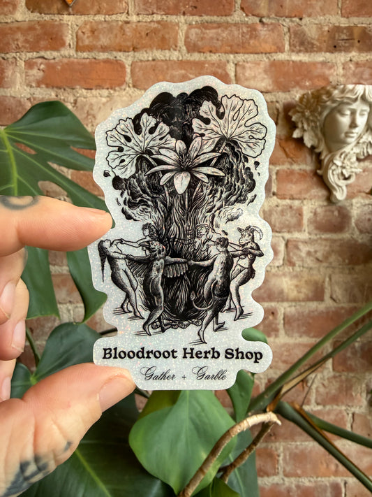 Bloodroot Herb Shop Sticker