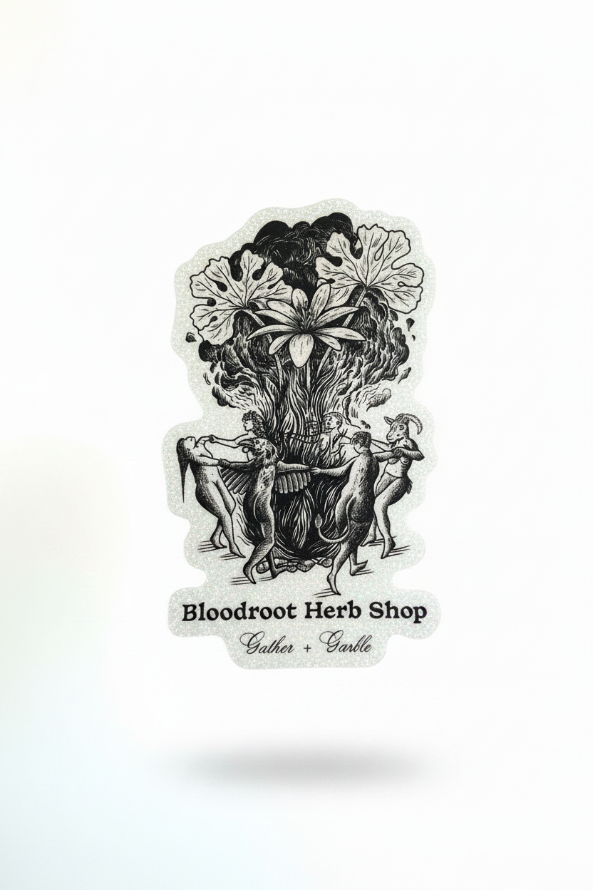 Bloodroot Herb Shop Sticker