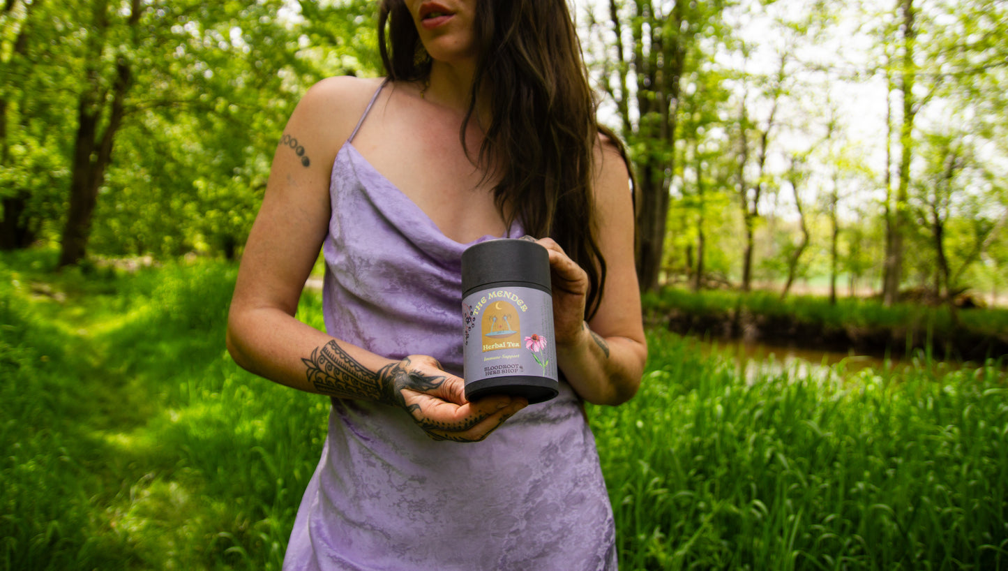 The Mender | Immune Support Herbal Tea for Cold Season, Scratchy Throats & Daily Wellness
