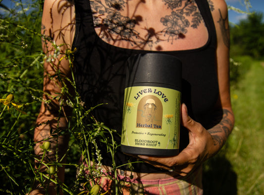 Liver Love |  Herbal Tea for Detox, Inflammation & Liver Support with Turmeric & Schisandra